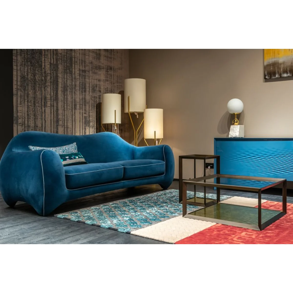 Steel and Saligna Benches
